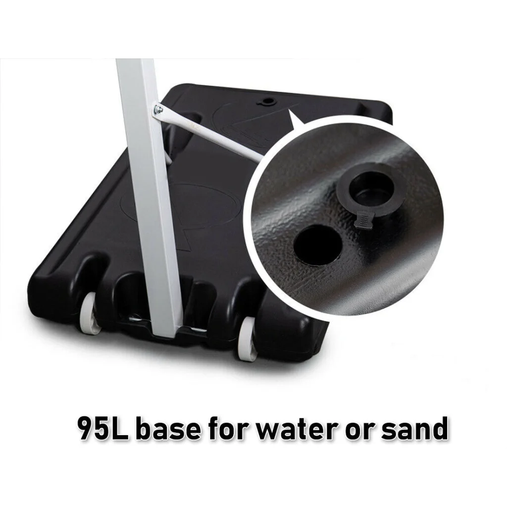 Portable Basketball Hoop Stand System Height Adjustable Net