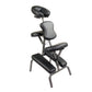 Portable Beauty Massage Chair Table Waxing Foldable - Black Aluminium from Home My Garden