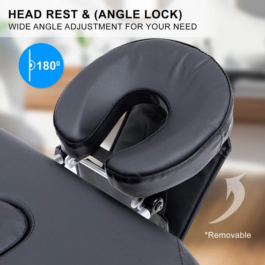 Portable Beauty Massage Table Bed Therapy Waxing 2 Fold