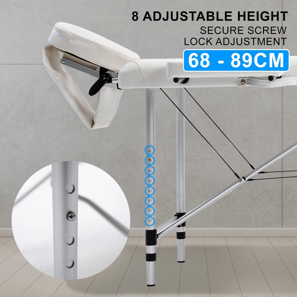 Portable Beauty Massage Table Bed Therapy Waxing 2 Fold