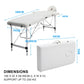 Portable Beauty Massage Table Bed Therapy Waxing 2 Fold