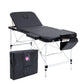 Black aluminium 3 70cm table for household use