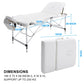 Portable Beauty Massage Table Bed Therapy Waxing 3 Fold