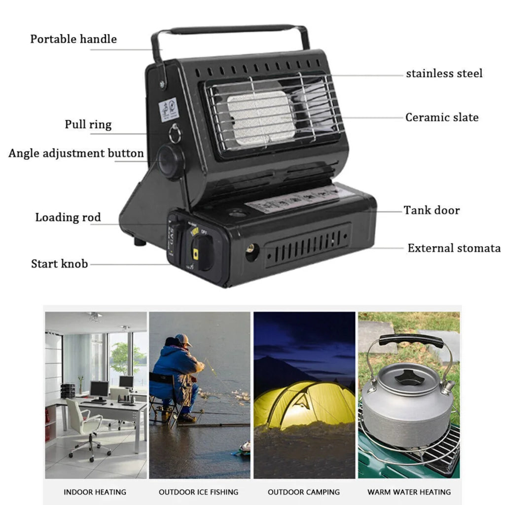Portable Camping Gas Heater Outdoor Heating Stove Gas