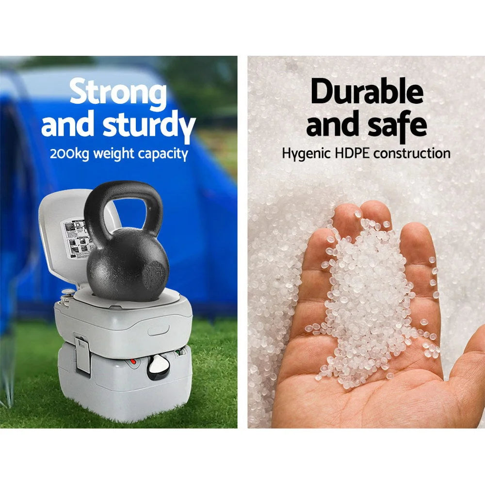 Portable Camping Toilet 22L Outdoor - Outdoor