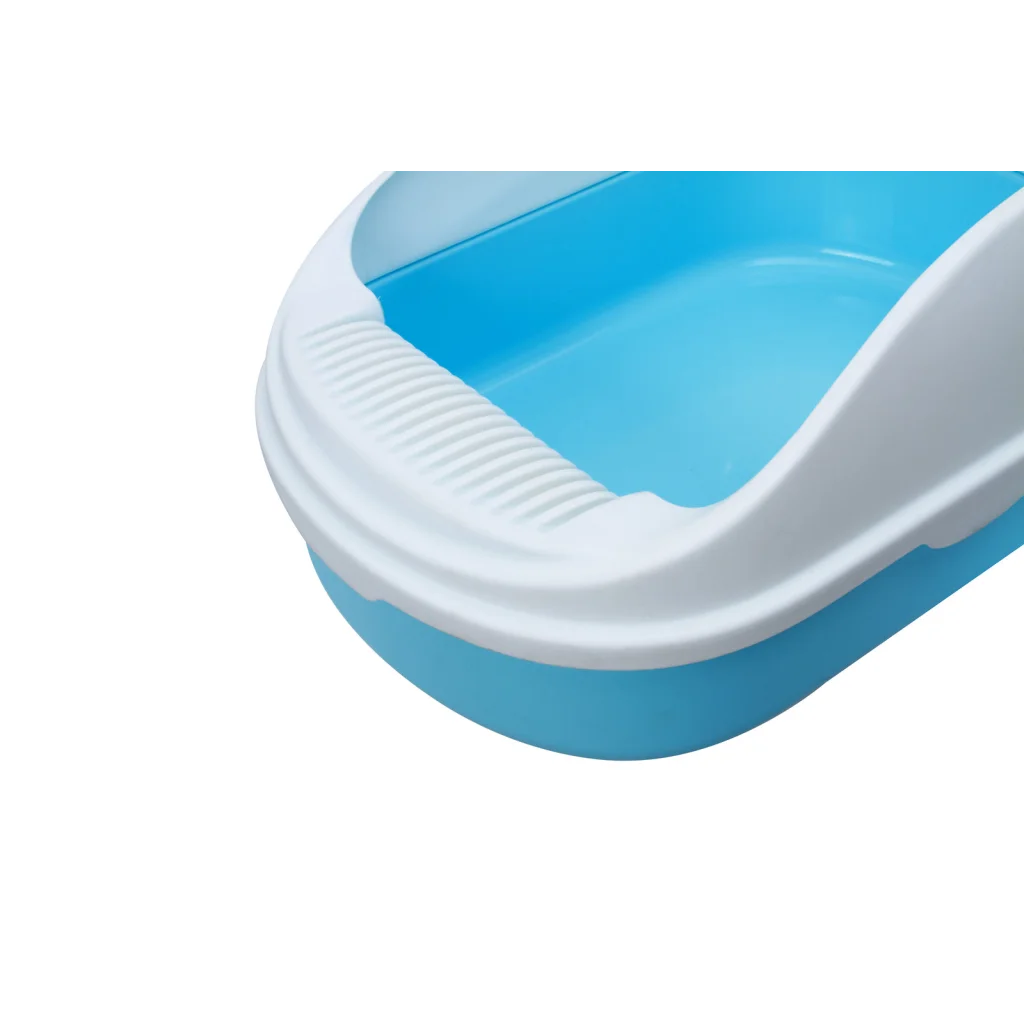 Portable Cat Toilet Litter Box Tray House with Scoop & Grid