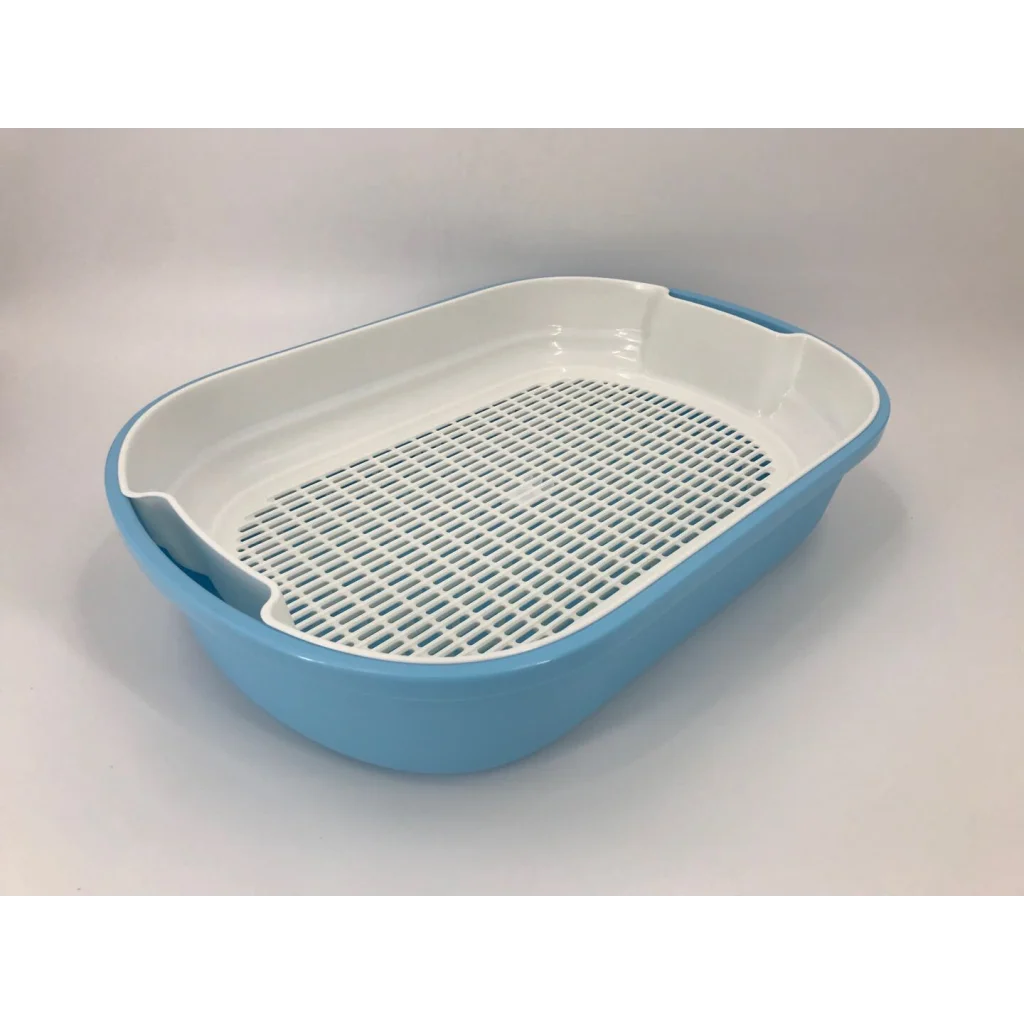 Portable Cat Toilet Litter Box Tray House with Scoop & Grid