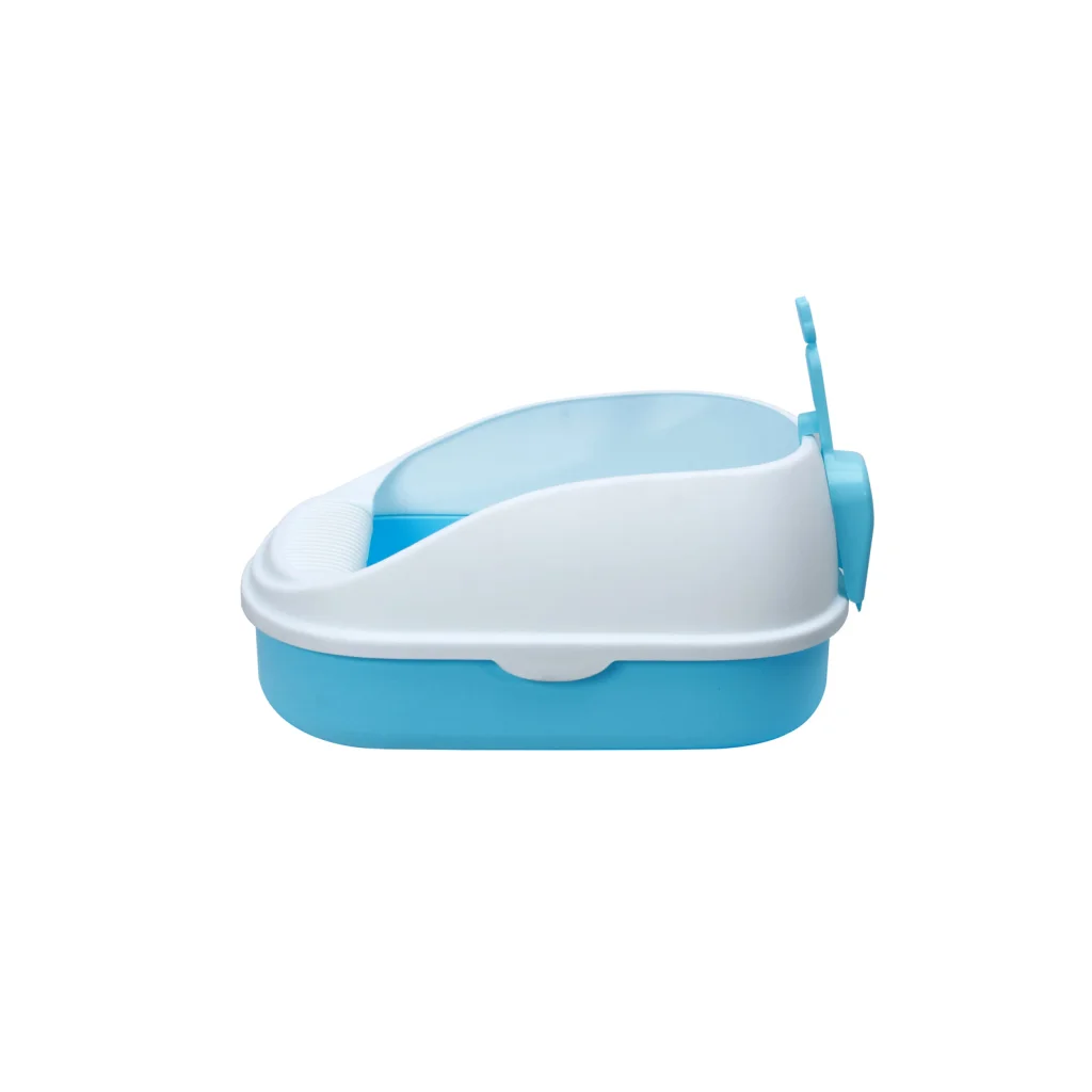 Portable Cat Toilet Litter Box Tray House with Scoop & Grid