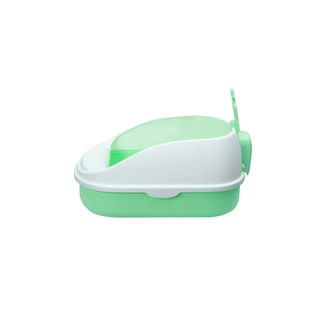 Portable Cat Toilet Litter Box Tray with Scoop & Grid Tray