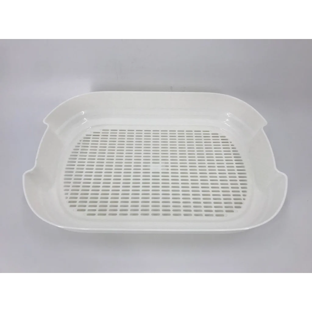 Portable Cat Toilet Litter Box Tray with Scoop & Grid Tray