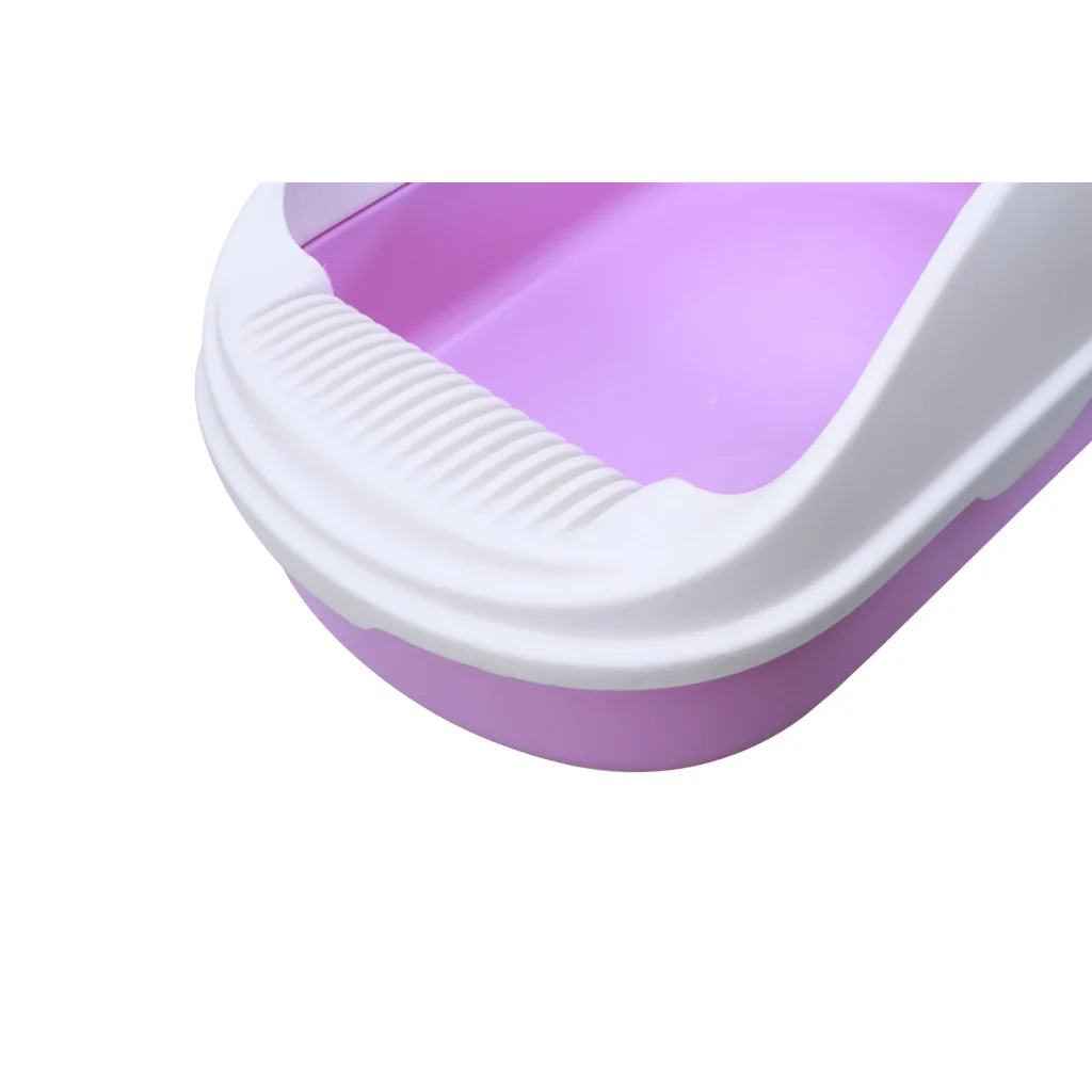 Portable Cat Toilet Litter Box Tray with Scoop & Grid Tray