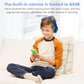 Portable Children’S Wired Headphones - Black Red