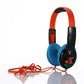 Portable Children’S Wired Headphones - Black Yellow