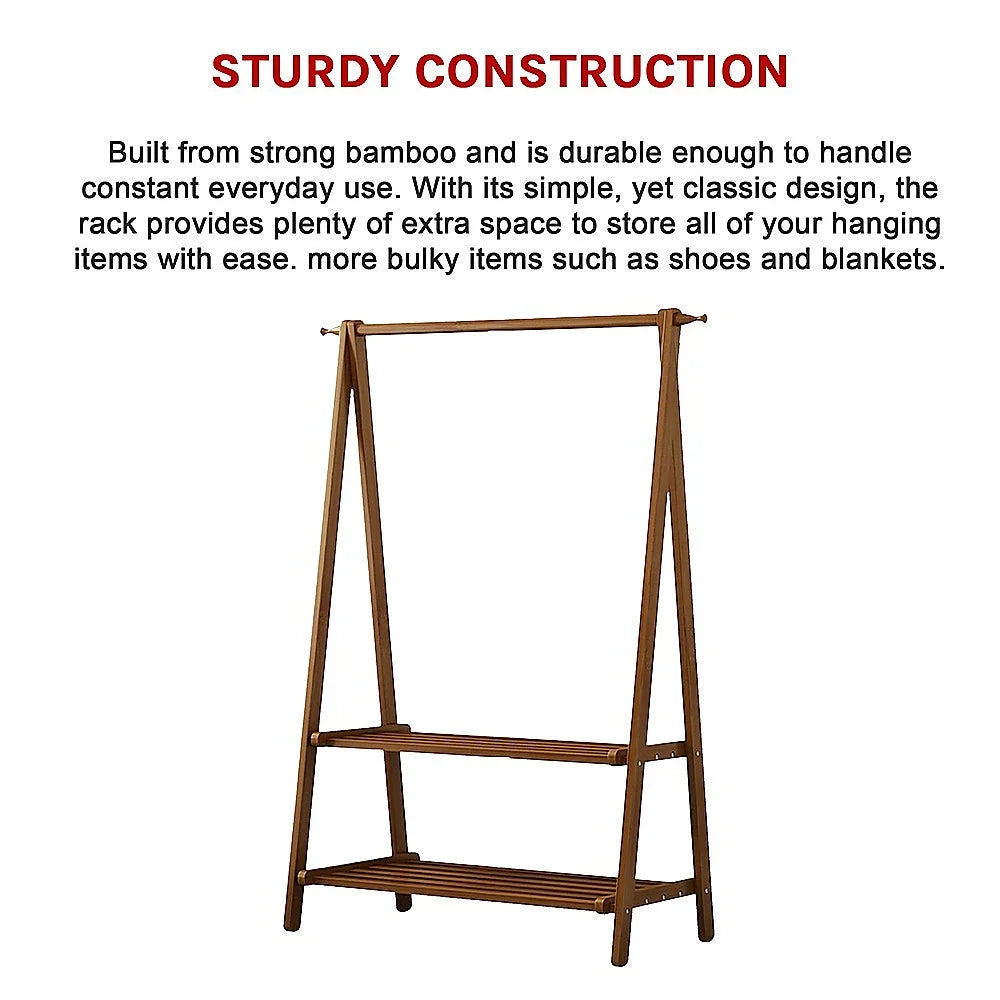 Bamboo rack with surface detail shown