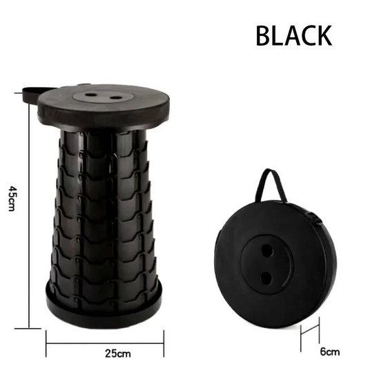 Portable Collapsible Telescopic Stool - Foldable