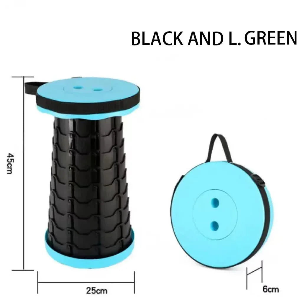 Portable Collapsible Telescopic Stool - Foldable