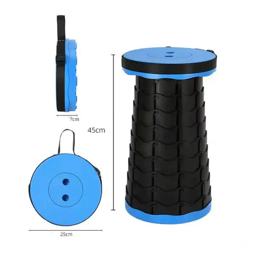 Portable Collapsible Telescopic Stool - Foldable