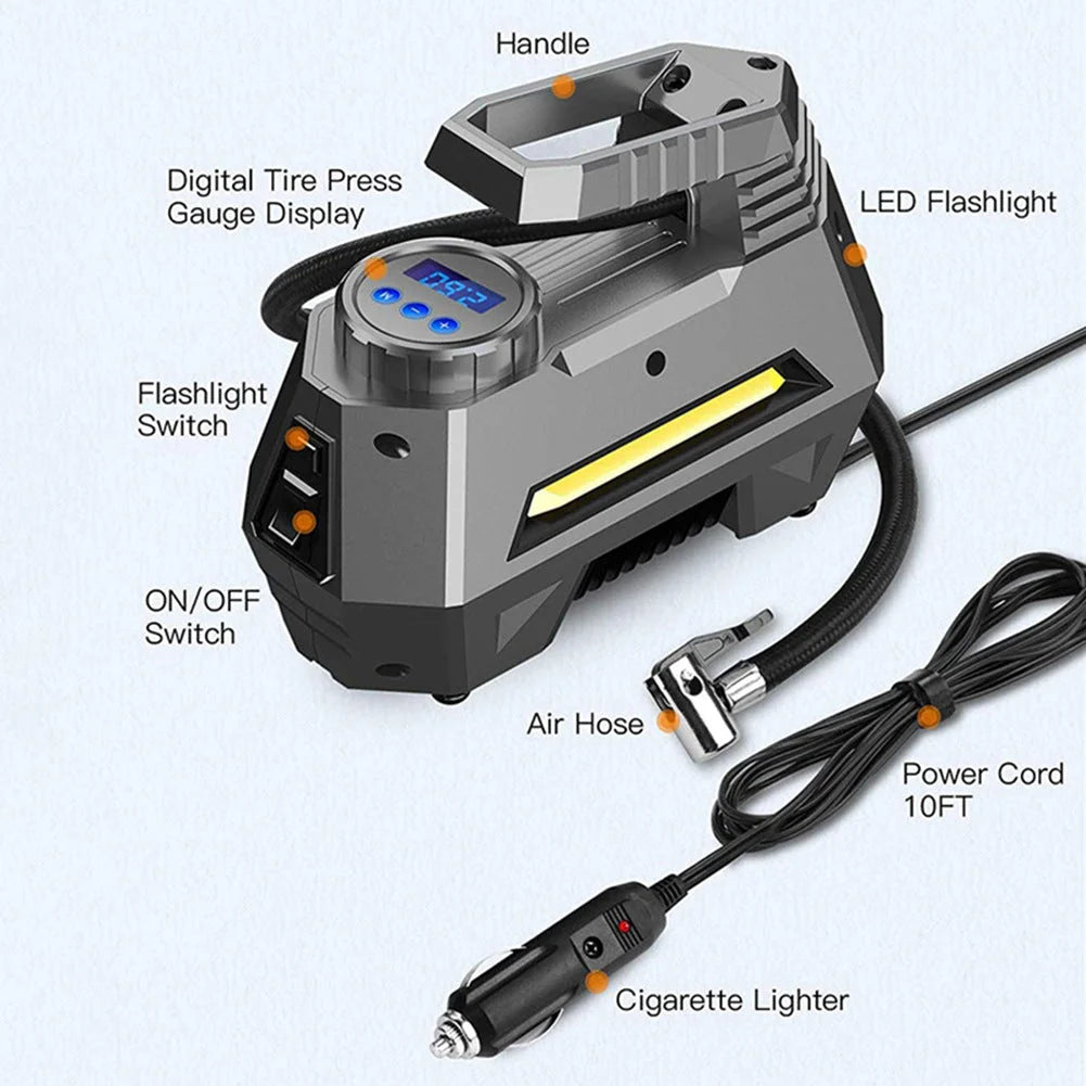 Portable Digital Car Air Compressor Tire Inflator