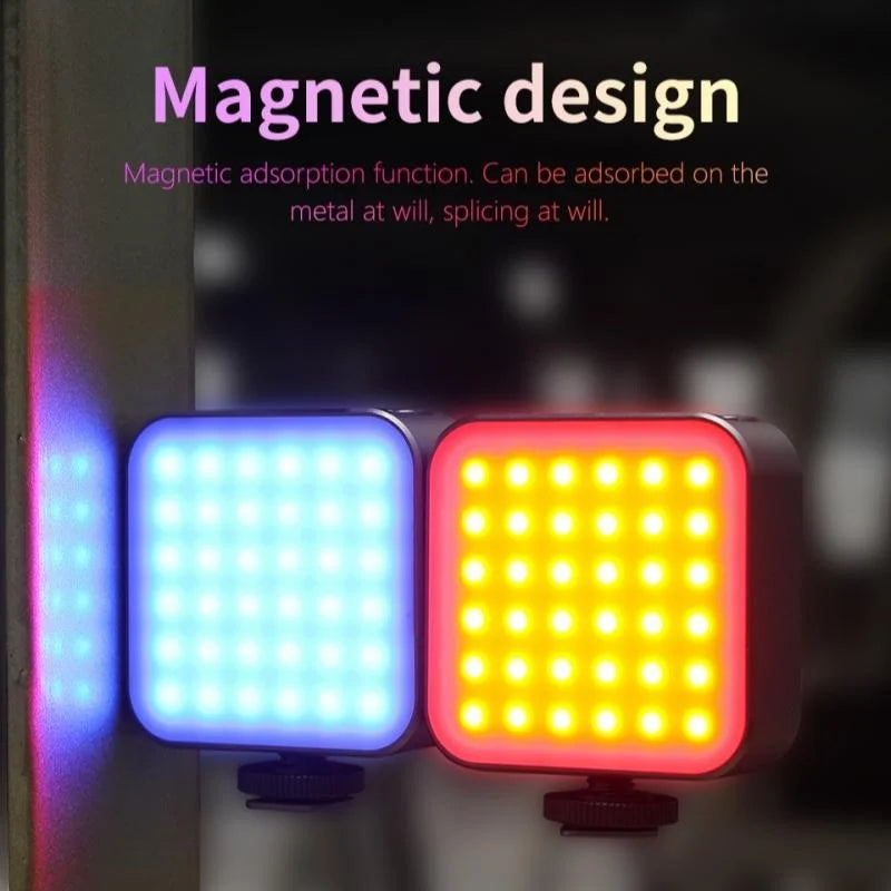 Portable Dimmable Rgb Fill Light for Photography and Phone