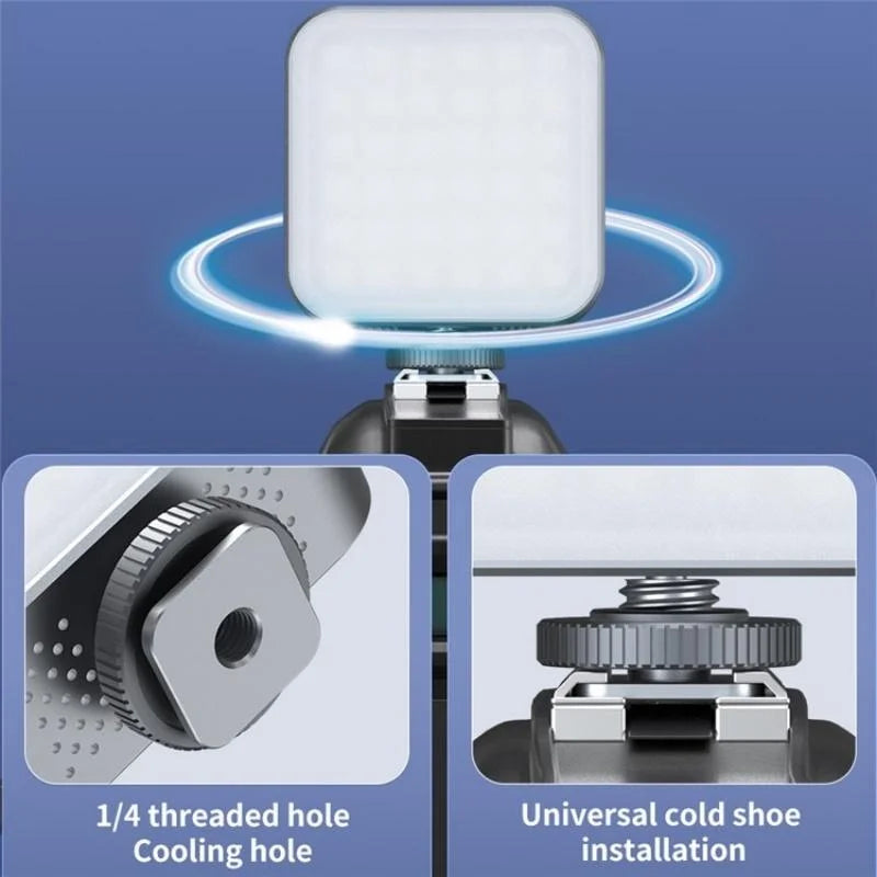 Portable Dimmable Rgb Fill Light for Photography and Phone