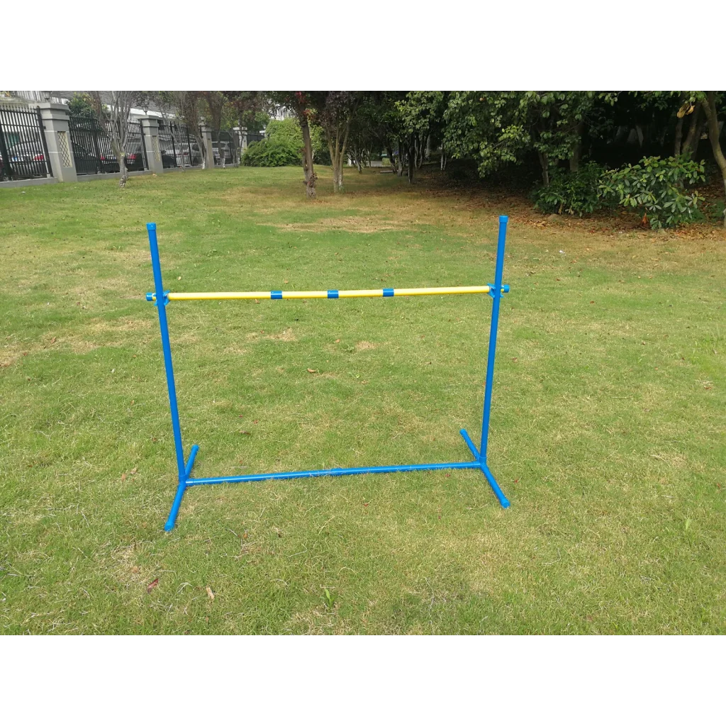 Portable Dog Puppy Training Jump Bar Set of 4 Agility Post