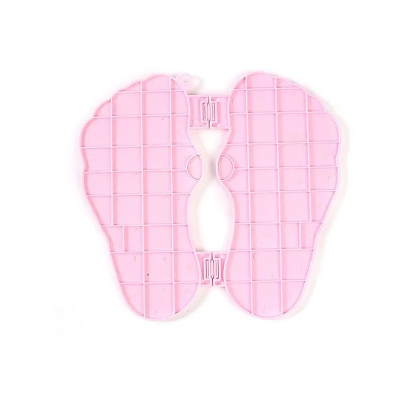 Portable Elderly Foot Massager Pink Battery - Health &