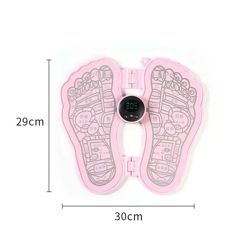Portable Elderly Foot Massager Pink Rechargeable - Health &