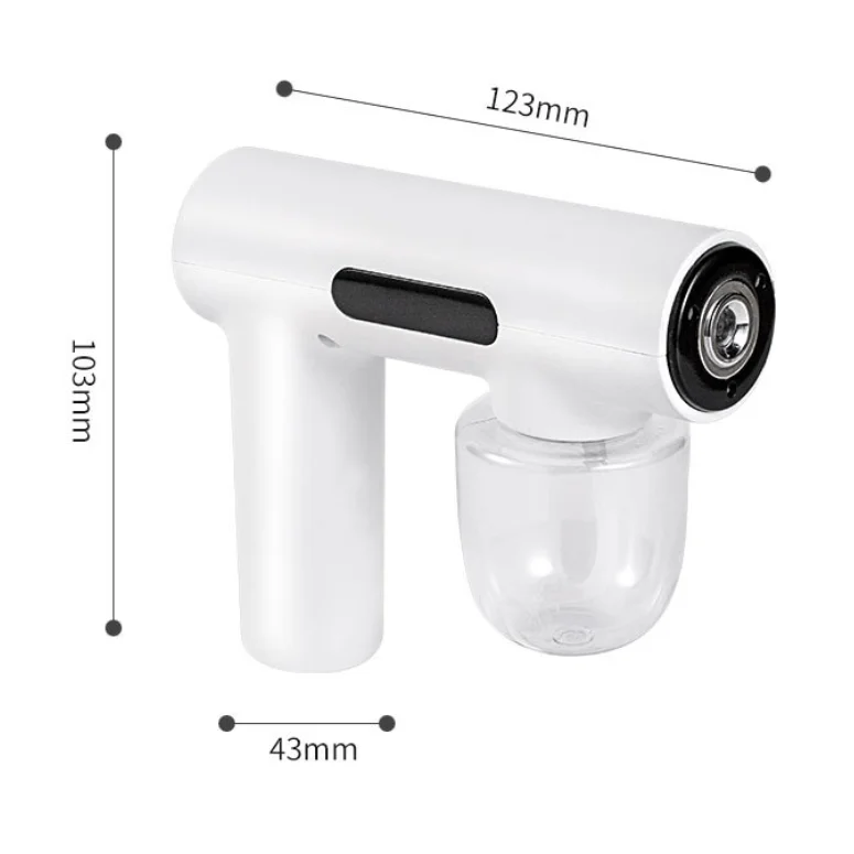 Portable Electric Humidifier Spray Gun - Blue Light