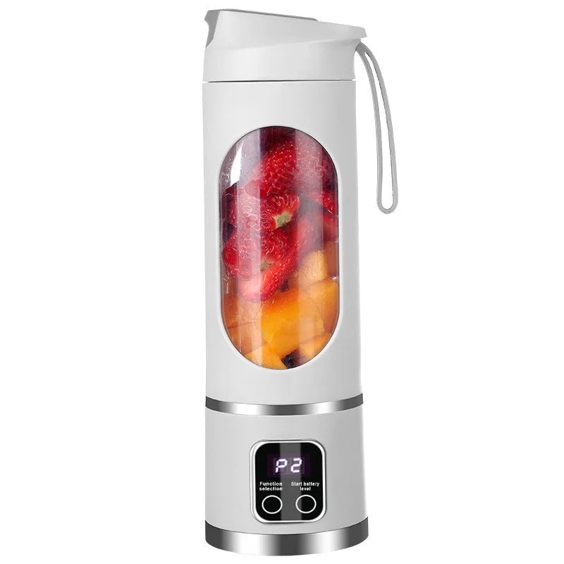 Portable Electric Juicer Blender - 450ml USB Rechargeable