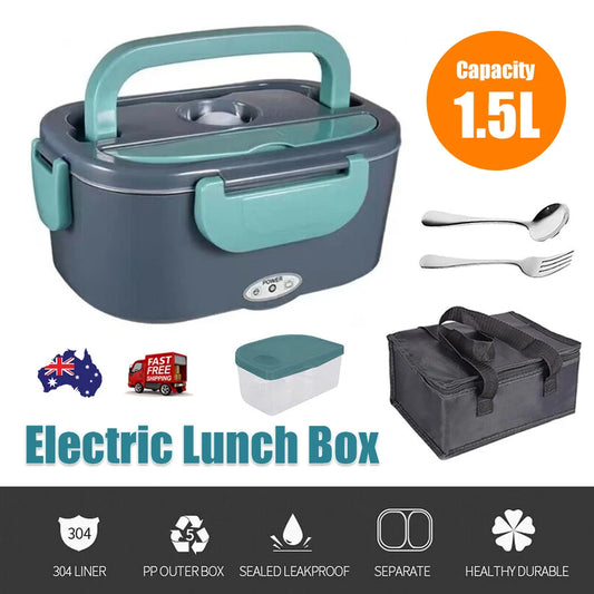 Electric lunch box with food warmer leakproof car