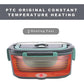 Electric lunch box with food warmer leakproof