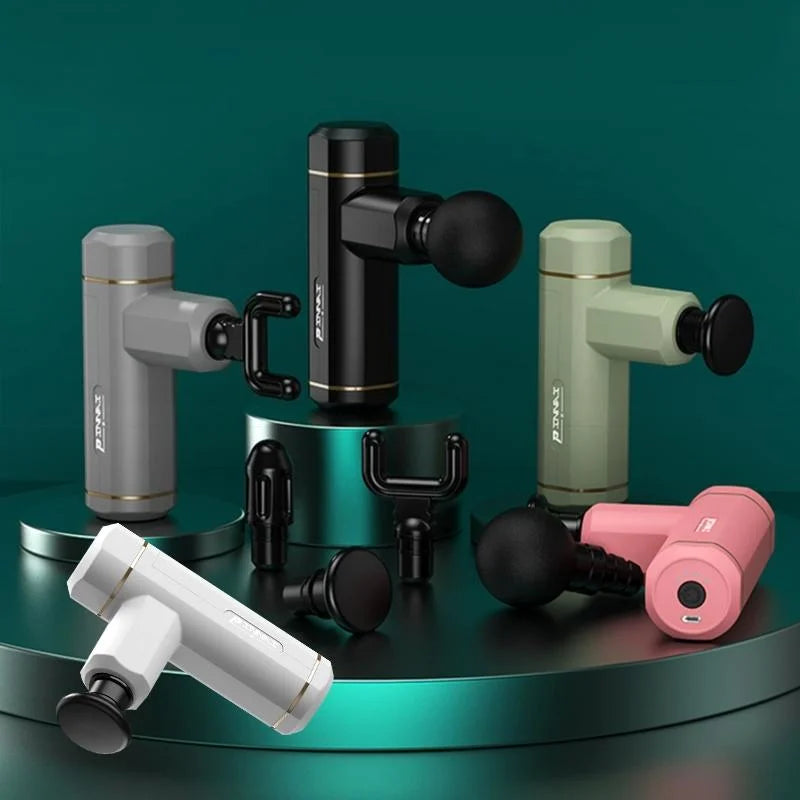 Portable Electric Muscle Massager For Neck And Body - Green
