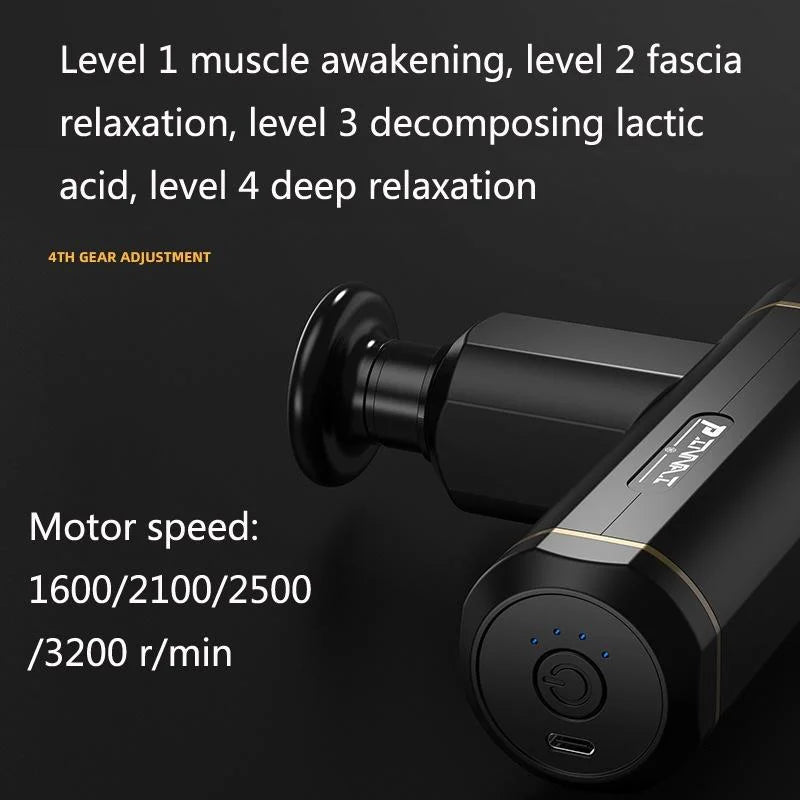 Portable Electric Muscle Massager For Neck And Body - Green
