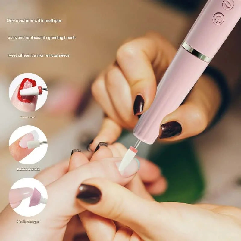 Portable Electric Nail Drill Machine Kit - 18000 RPM