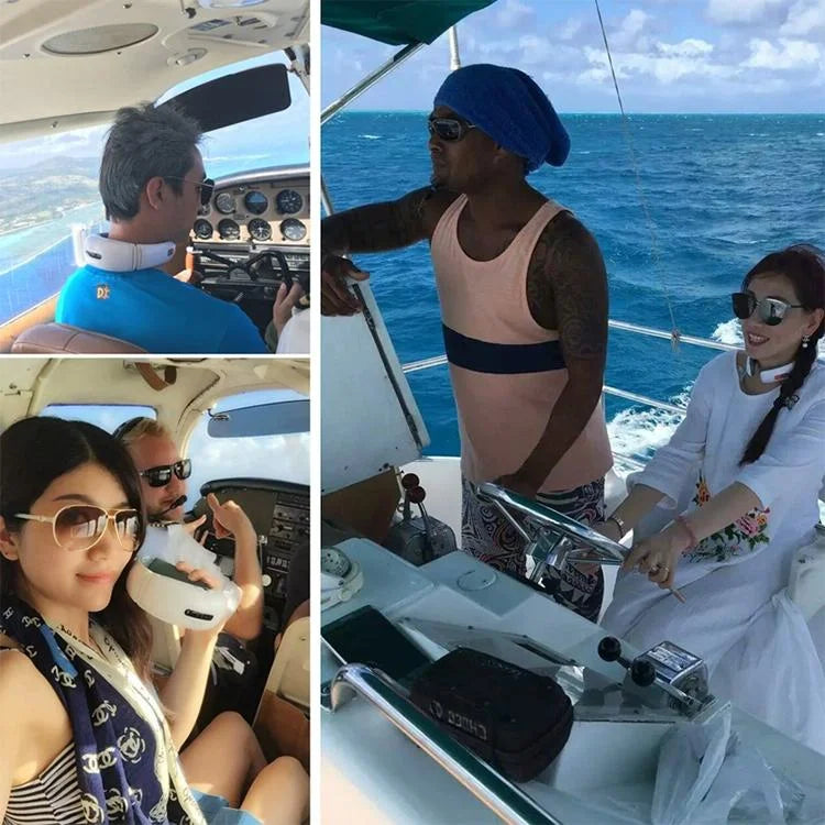 Portable Electric Neck Massager 1300 Mah Usb Charging