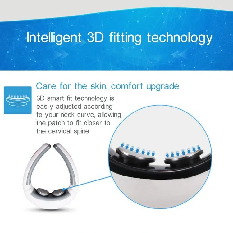 Portable Electric Neck Massager 1300 Mah Usb Charging