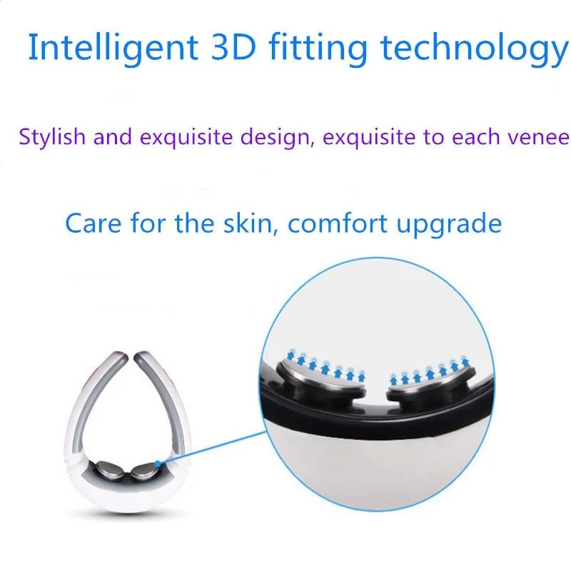 Portable Electric Neck Massager Battery Powered - Health &