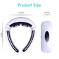 Portable Electric Neck Massager Battery Powered - Health &