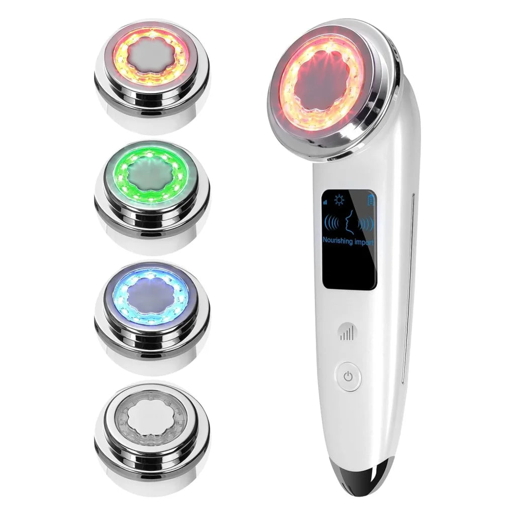 Portable EMS Face Sculpting Tool - LED Photon Hot Compress