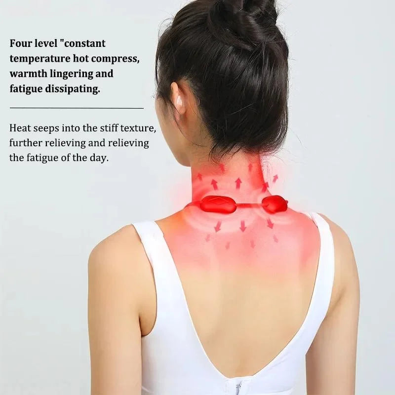 Portable Ems Neck Massager For Shoulder & Cervical Therapy