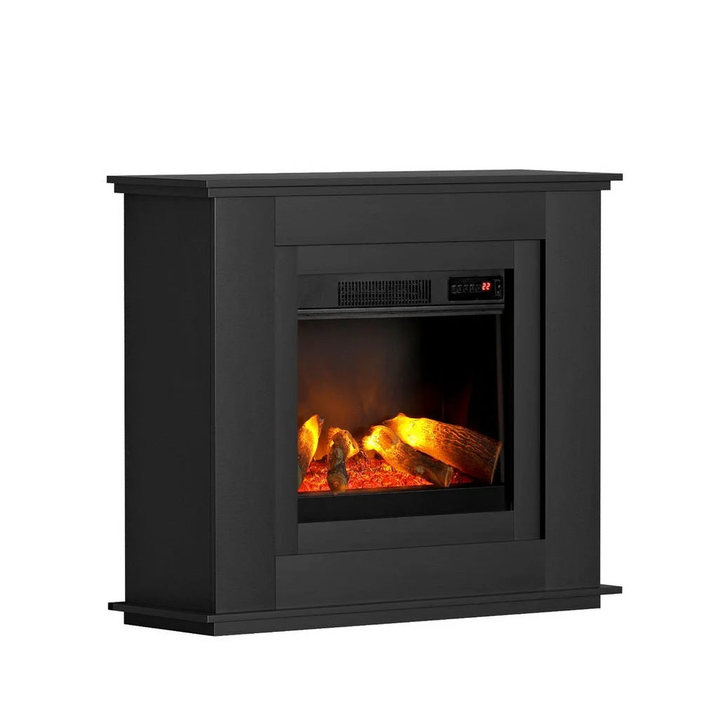 Portable Fireplace Mantle 2000W Fire Log Wood Heater 3D