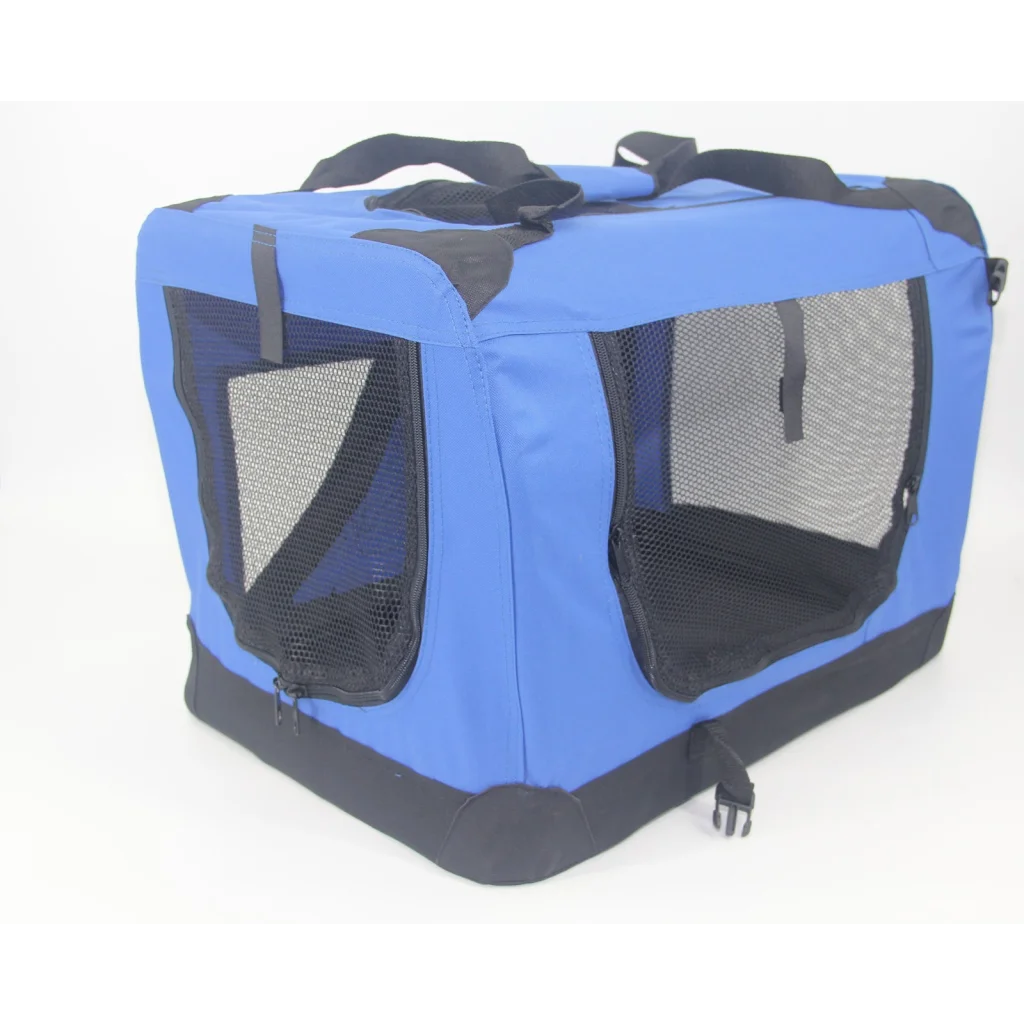 Portable Foldable Pet Crate XXXL Soft Dog Cat Puppy - Blue