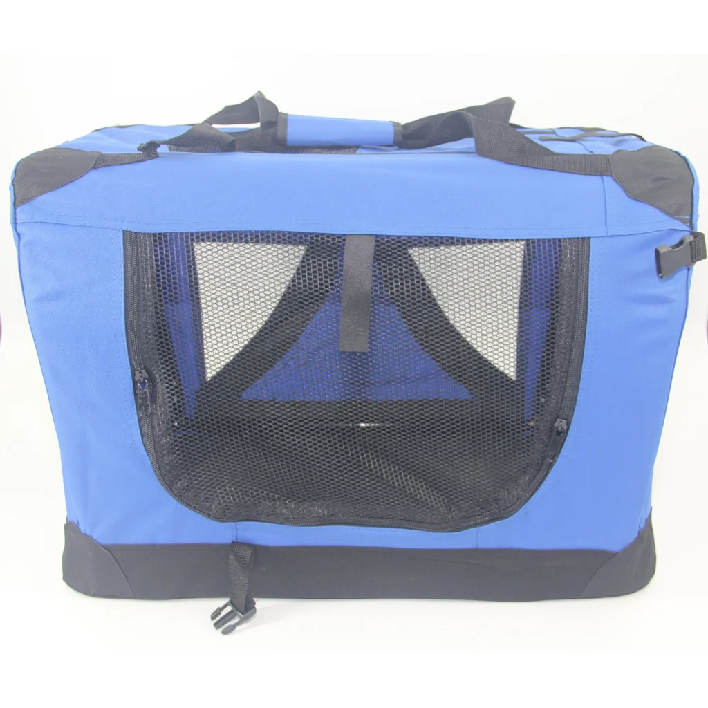 Portable Foldable Pet Crate XXXL Soft Dog Cat Puppy - Blue