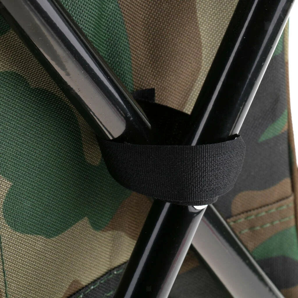 Portable Folding Backpack Chair Camping Stool Cooler Bag