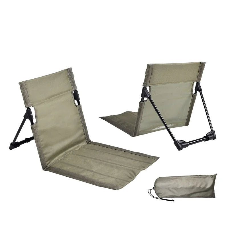 Portable Folding Beach Chair - Reclining Outdoor Seat