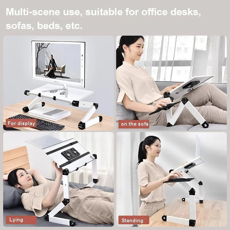 Portable Folding Laptop Desk with Adjustable Height