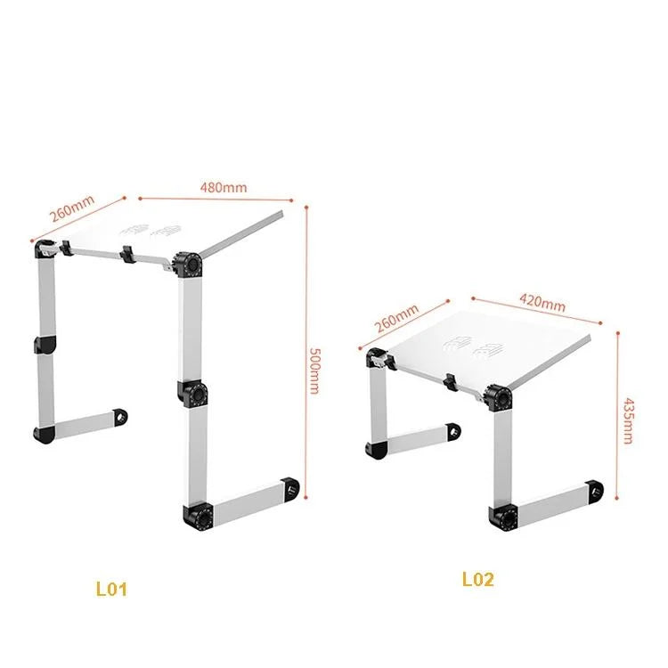 Portable Folding Laptop Desk with Adjustable Height