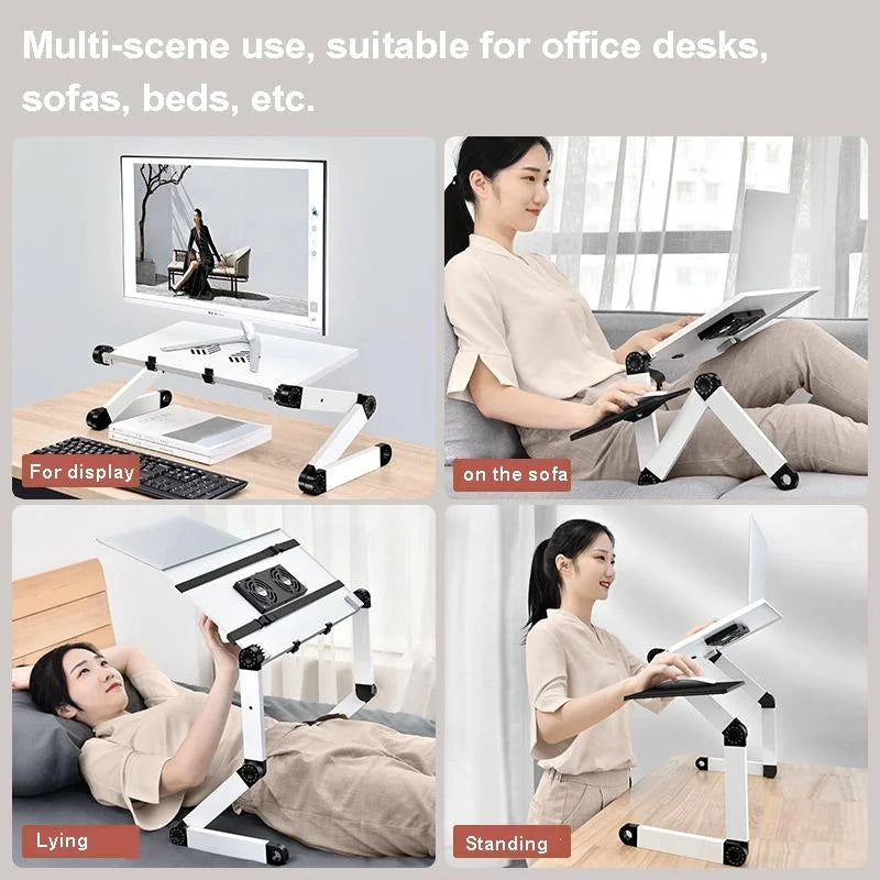 Portable Folding Laptop Desk with Adjustable Height