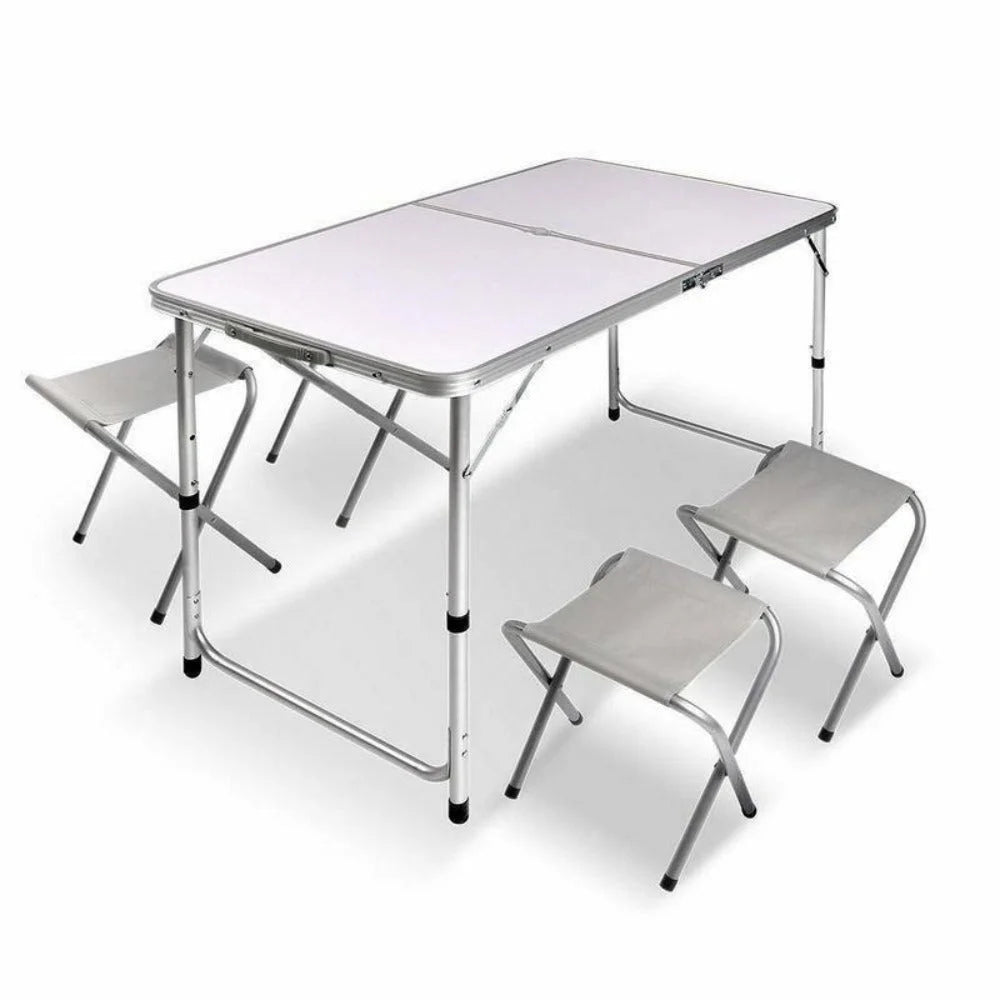 Portable Folding Picnic Camping Set BBQ Party Aluminium
