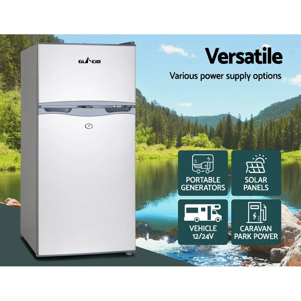 Portable Fridge 100L Bar Freezer Cooler Upright